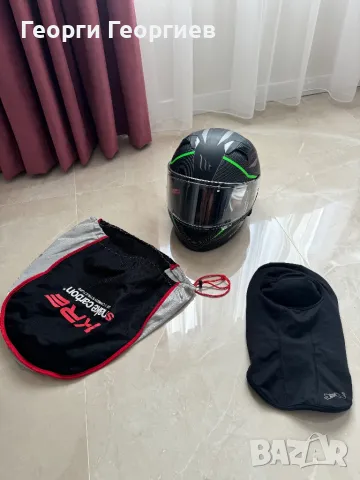 Мото каска MTHELMETS KRE SV INTREPID MATT GREEN, снимка 13 - Аксесоари и консумативи - 50297388