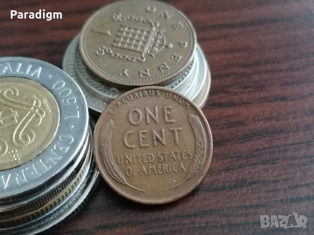 Монета - САЩ - 1 цент | 1946г.