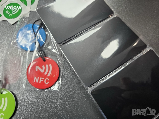 NFC tag таг програмируем ключодържател лепенка карта за споделяне на информация, снимка 7 - Резервни части за телефони - 52120939