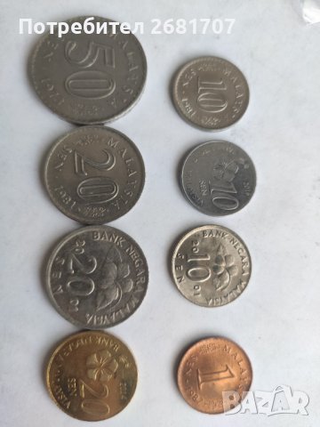 Монети Малайзия 
