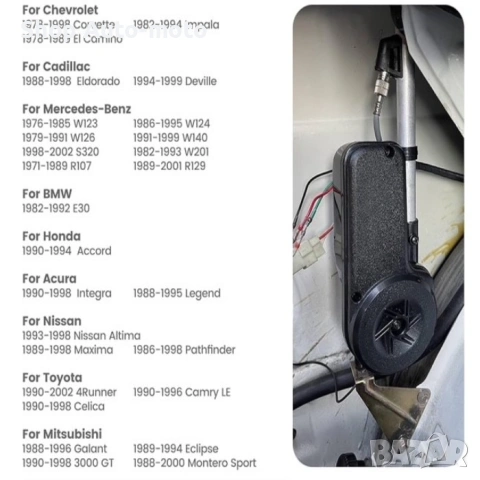 Автоматична автомобилна антена Automat– AM/FM, 12V, универсална, снимка 8 - Аксесоари и консумативи - 48787747