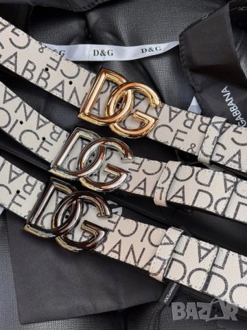 колани от естествена кожа с кутия, сертификат и торбичка dolce gabbana , снимка 5 - Колани - 51924883