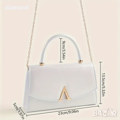 Дамска елегантна чанта черна, снимка 3 - Чанти - 51019981