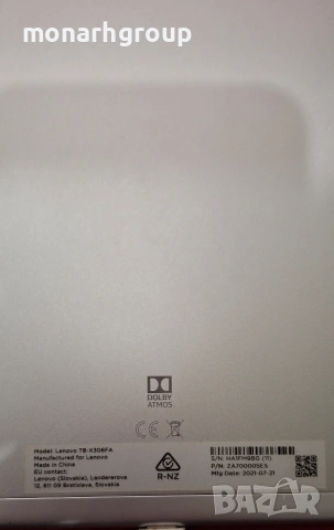 Таблет Lenovo Smart TAB M10 HD/ Модел- TB-X306FA /, снимка 4 - Таблети - 53652287