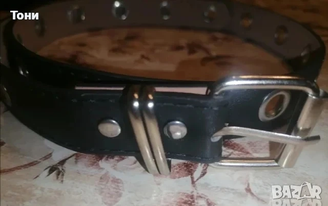 Нов Дамски Стилен Кожен Колан 110см. , снимка 6 - Колани - 53729685