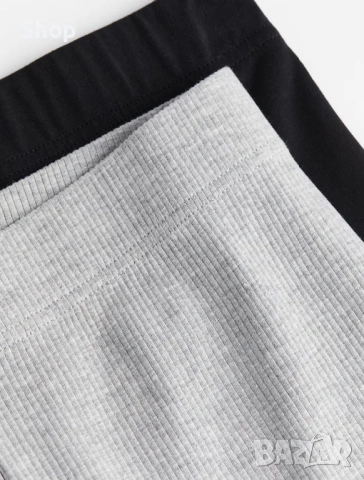 🌷 Памучен къс рипсен клин на H&M, снимка 2 - Клинове - 53665552