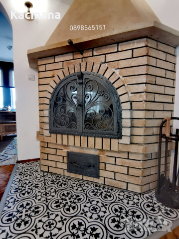 Вратични за камина от ковано желязо , снимка 17 - Други стоки за дома - 44589171