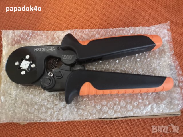 Клещи за кримпване на кабелни накрайници - Кримпващи клещи, снимка 8 - Клещи - 35323638