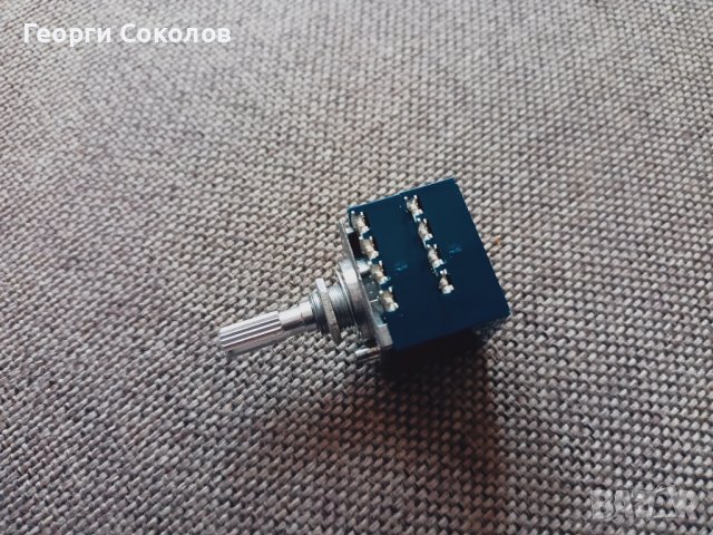 ALPS 2x50kOhm резисторна галета, снимка 2 - Ресийвъри, усилватели, смесителни пултове - 41862320