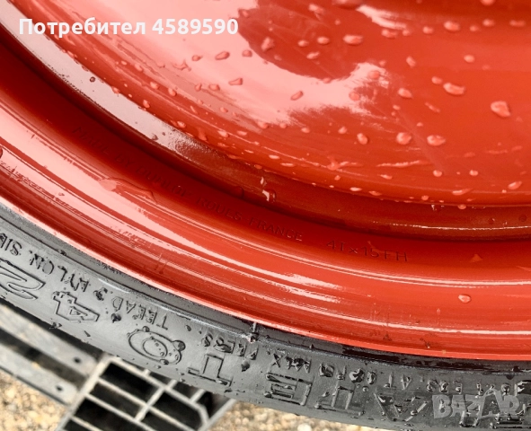 Оригинална патерица/резервна гума 15цола 4x100 за Honda Jazz,Mitsubishi Colt,Spacestar, снимка 9 - Гуми и джанти - 52472100