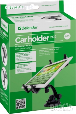 Defender Car holder 202 от 8“-15“ стойка за кола за таблет, навигация , снимка 1 - Селфи стикове, аксесоари - 36035310