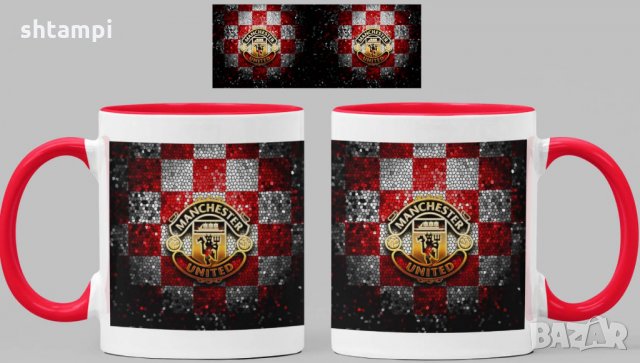 Чаша Манчестър Юнайтед Manchester United Керамична, снимка 5 - Фен артикули - 34821135