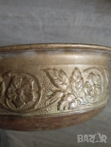 стар бронзов тас за баня, снимка 4 - Други ценни предмети - 41066446