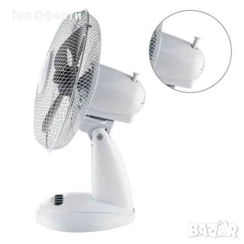 Вентилатор Muhler FM-9/12/16, настолен, снимка 4 - Вентилатори - 50560982