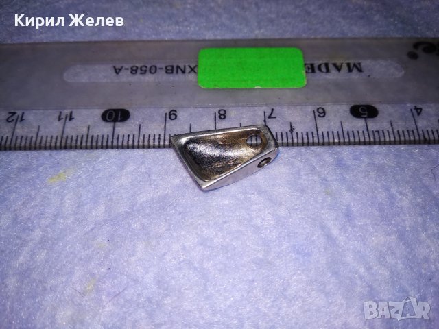 UNITED COLORS OF BENETTON СРЕБРО 925 Марков СРЕБЪРЕН ДИЗАЙНЕРСКИ МЕДАЛЬОН 25929, снимка 7 - Колиета, медальони, синджири - 39306960