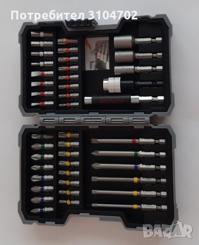 Bosch Комплект накрайници Extra hard 43 части, 2607017561, снимка 4 - Винтоверти - 33874238