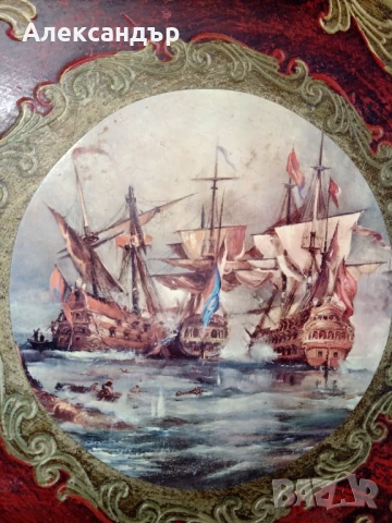 Италиански  поднос FLORENTINE, снимка 2 - Антикварни и старинни предмети - 50481644