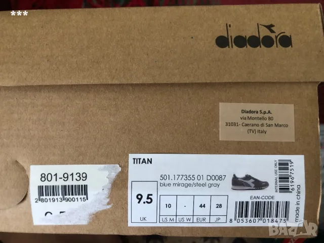 Продавам оригинални маратонки Diadora Titan, снимка 3 - Маратонки - 48574937