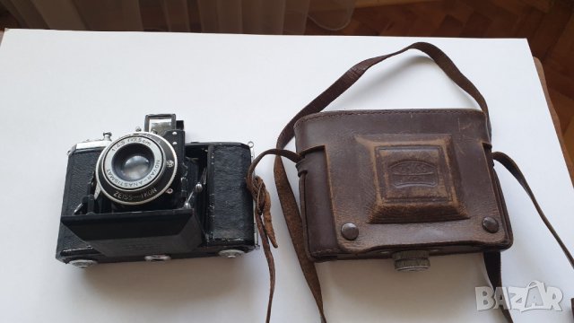 Фотоапарат Zeiss Ikon Camera Novar Anastigmat 7.5 cm 1:4,5, снимка 2 - Антикварни и старинни предмети - 41615842