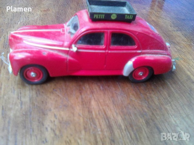 Метален модел на английско такси, снимка 1