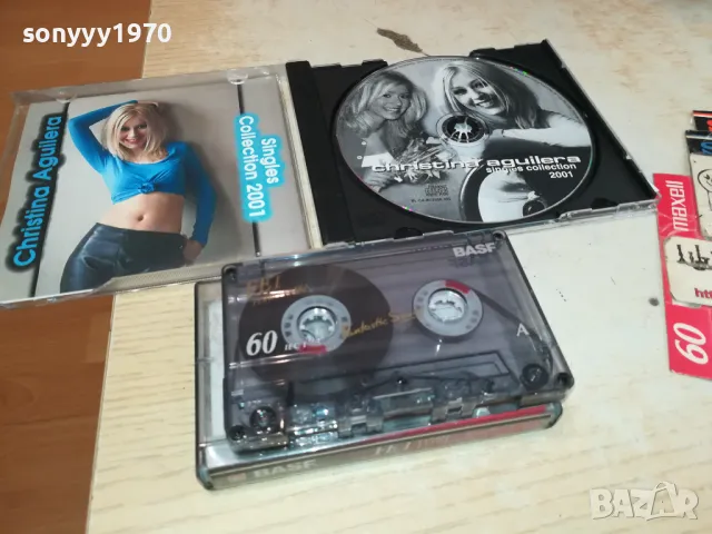 CHRISTINA AGUILERA CD ЗАПИС НА BASF TAPE 0105251456, снимка 15 - Аудио касети - 50109062