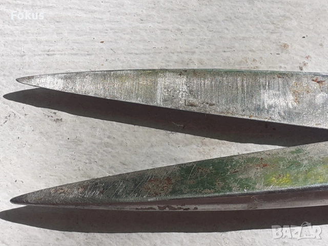 Стара голяма немска ножица с маркировка, снимка 5 - Антикварни и старинни предмети - 53307053