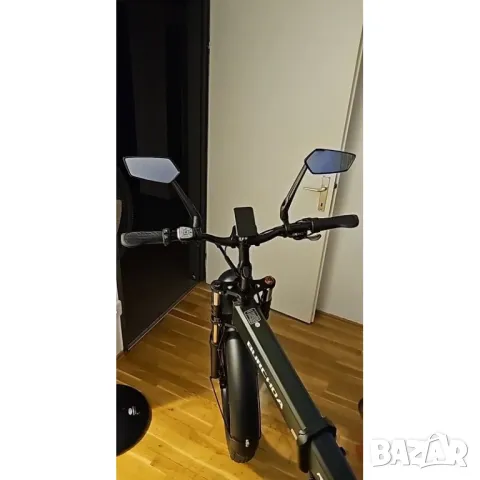 Универсално 360° Регулируемо Ляво Огледало За Обратно Виждане С Подобрен Широк Ясен Образ, снимка 6 - Аксесоари за велосипеди - 47285604