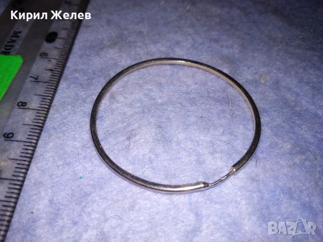 КЛАСИЧЕСКА СРЕБЪРНА ВИНТИДЖ ОБЕЦА СРЕБРО 925 РЪЧНА МАЙСТОРСКА ИЗРАБОТКА 26571, снимка 10 - Обеци - 40938470