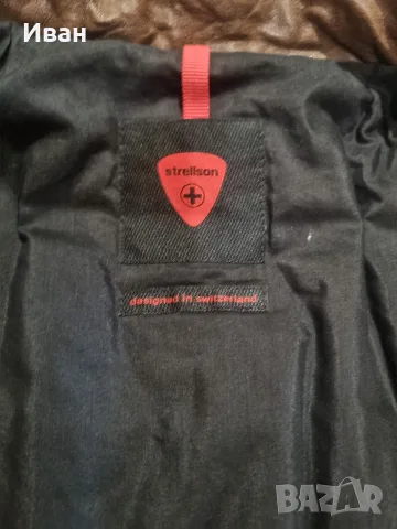 Мъжко кожено яке Strellson road jacket 1984, снимка 3 - Якета - 56341372