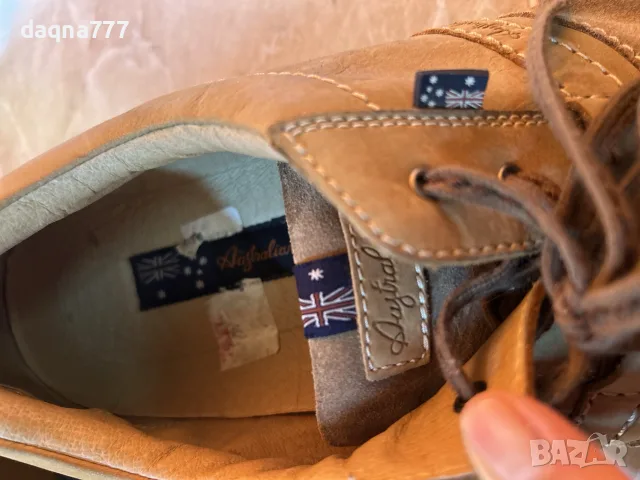 НОВИ Мъжки обувки Australian Footwear — Номер 50 (Стелка 33 см) — Естествен велур, снимка 13 - Ежедневни обувки - 56086835