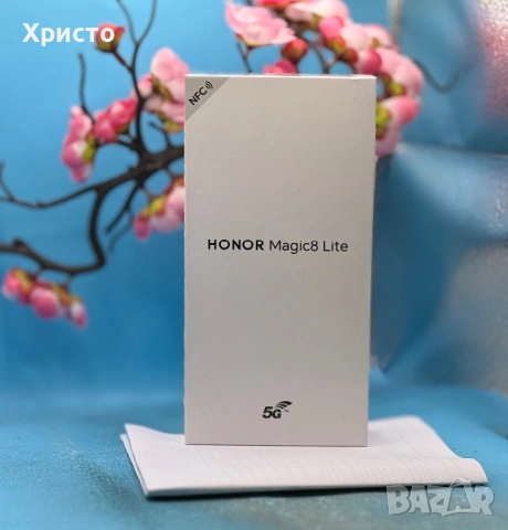 НОВ!!! HONOR Magic 8 Lite, Dual SIM, 12GB RAM, 512GB, Reddish Brown, снимка 3 - Други - 53377139