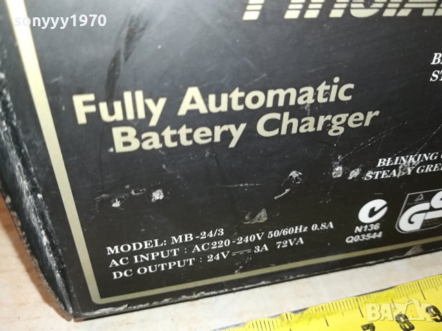 поръчано-PIHSIANG MB-24/3-BATTERY CHARGER 24V/3A-ВНОС GERMANY M2607231643, снимка 7 - Аксесоари и консумативи - 41666996