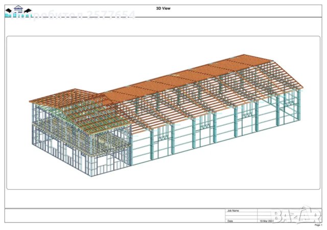 ЛИЗИНГ-Халета, Хале, Магазини, Склад, Складове - 432м2 -30м х 12м х 6м, снимка 12 - Строителни материали - 44193043