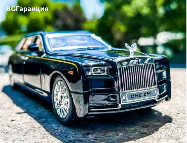 Метална кола светеща rolls royce phantom, снимка 6 - Музикални играчки - 51821313