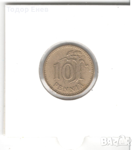 Finland-10 Penniä-1963 S-KM# 46, снимка 3 - Нумизматика и бонистика - 44594271
