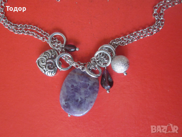 Колие гердан с естествен камък, снимка 5 - Колиета, медальони, синджири - 36168336