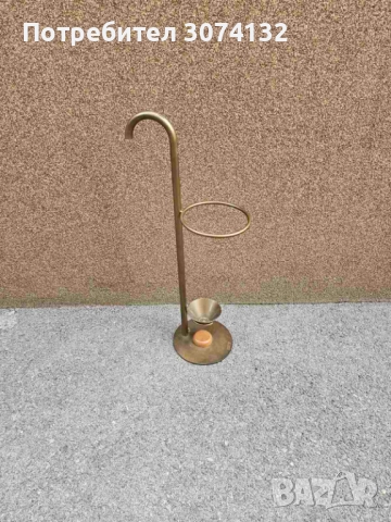 Ретро стойка за чадъри от месинг