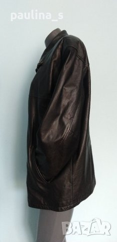 Унисекс яке  с падащи ръкави "H&M" / естествена кожа, голям размер / яке от естествена кожа , снимка 3 - Якета - 40689602