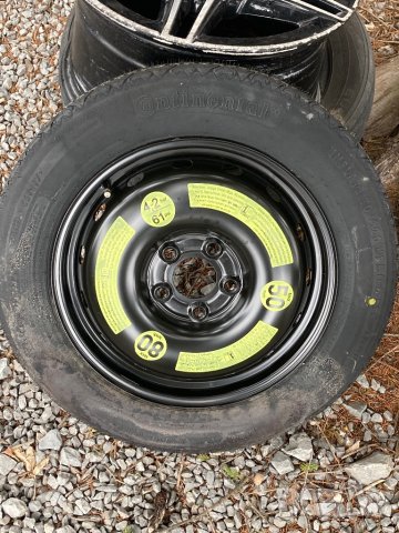 Джанта с гума , Крик и инструменти за мерцедес А класа Б класа w245 w169 резервна гума патерица, снимка 3 - Части - 44193359