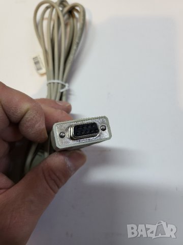 Cisco конзолен сериен кабел,кабел за рутер  RJ45-DB9 - 3 mетра., снимка 4 - Други - 39586472