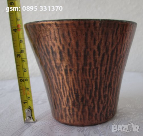 Масивен Поднос-пано месинг и 2 броя медни съдове, съд, метал, мед, чаша, купа, метални , снимка 17 - Други - 40212906