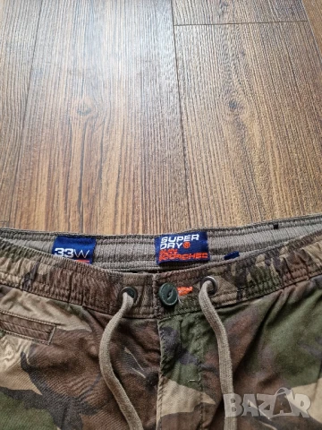 Страхотни мъжки къси панталони SUPERDRY размер 33, снимка 3 - Къси панталони - 51132970