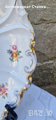 Прелестен порцеланов поднос JLMenau , снимка 5 - Сервизи - 51823470