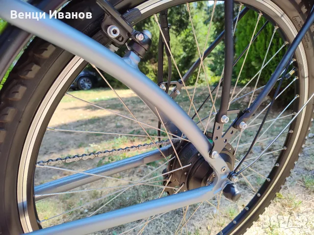 Велосипед Decathlon Riverside 920E hybrid e-bike, снимка 7 - Велосипеди - 56250989