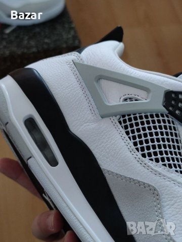 Nike Air Jordan Retro 4 Military Black White Размер 44 Номер 28см Мъжки Обувки Кецове Маратонки, снимка 11 - Маратонки - 39424027