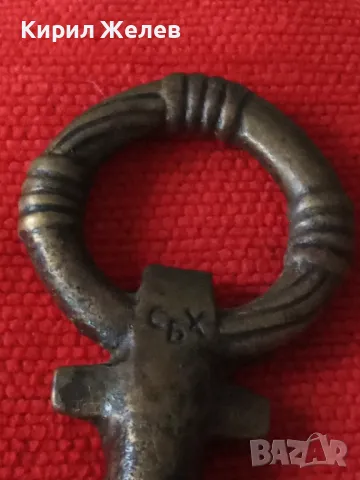 Стар КАПИТАНСКИ БРОНЗОВ ТИРБУШОН - КОТВА - БЪЛГАРИЯ - СБХ Ръчна АРТ ИЗРАБОТКА СУВЕНИР 30943, снимка 14 - Антикварни и старинни предмети - 38108135