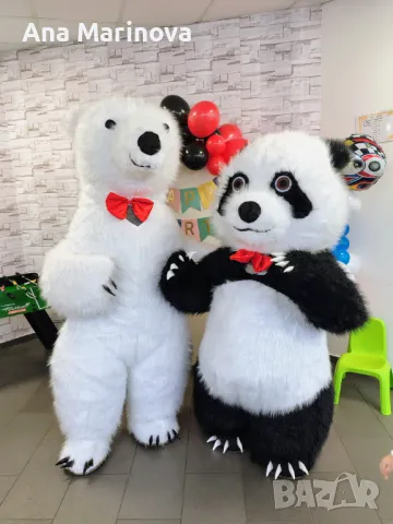 Мики маус,Бяла мечка и Панда , снимка 2 - Други - 49995892