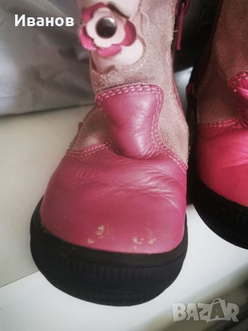 Детски кожени ботушки , снимка 6 - Бебешки боти и ботуши - 41581765
