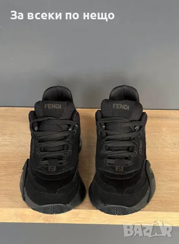 Fendi Дамски Черни Маратонки👟Дамски Спортни Обувки В Черен Цвят Фенди Код SEM-760, снимка 4 - Маратонки - 56116134