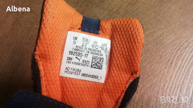 PUMA Kids Shoes Размер EUR 27 / UK 9 детски маратонки 359-14-S, снимка 15 - Детски маратонки - 50717097
